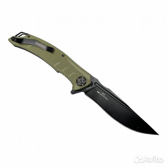 Нож Складной Kershaw длина лезвия 11.5 см Зеленый