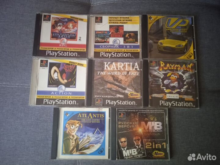 Диски на приставку ps1