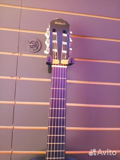 Гитара Belucci синяя новая