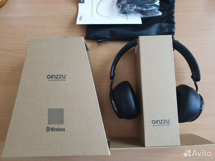 Беспроводные наушники Ginzzu GM-771BT, Bluetooth