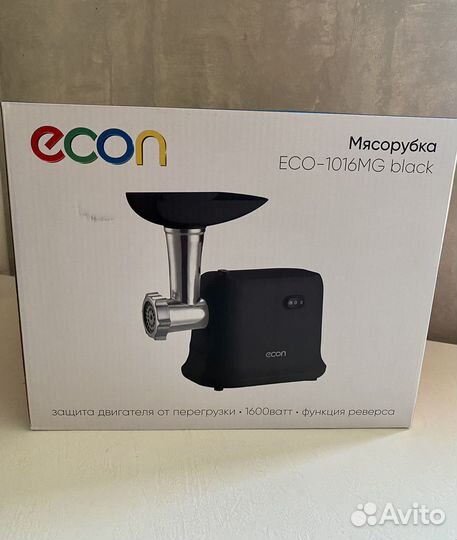 Мясорубка Econ ECO-1016MG Black