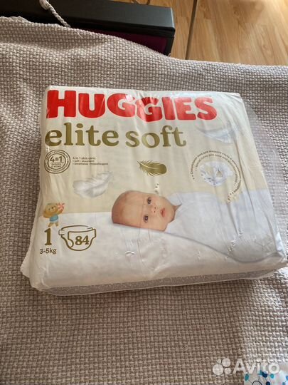 Подгузники huggies elite soft 1