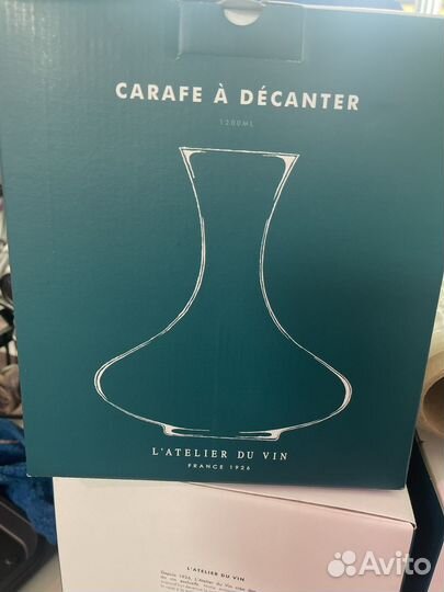 Бокалы для вина L'Atеlier du vin декантер