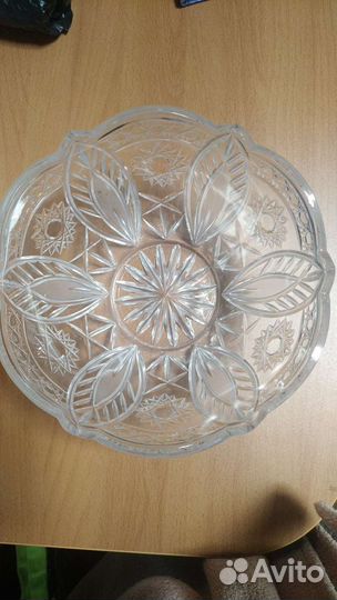 Хрустальная ваза большая