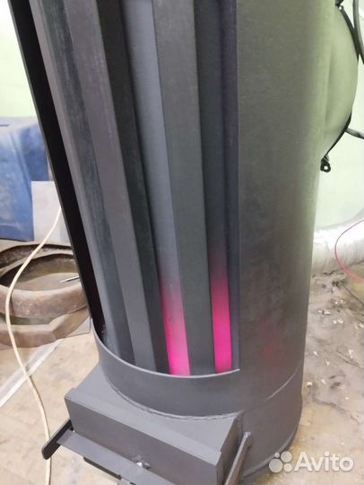 Калорифер на отработке, котел