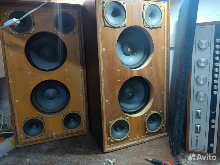 Союз 110+Электроника б-01 Усилитель и пара колонок