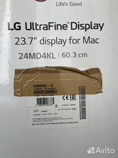 Монитор LG 4K 24md4kl (для mac)