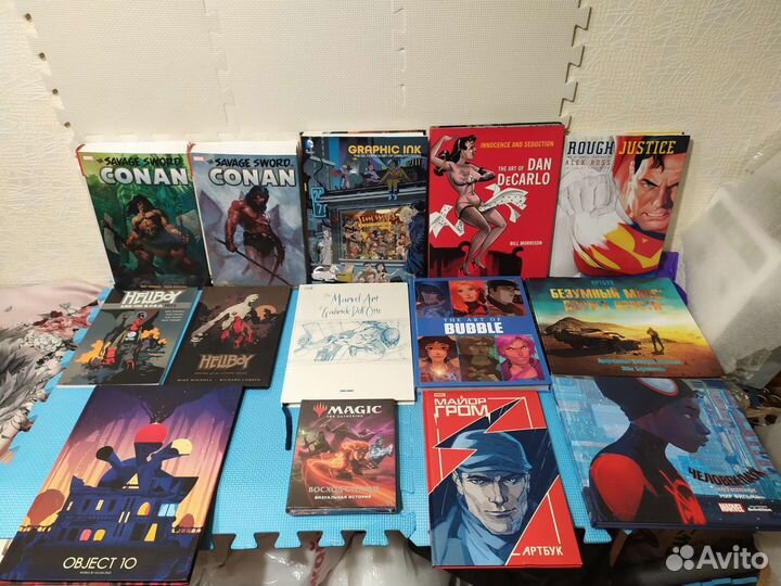 Комиксы на английском и артбуки