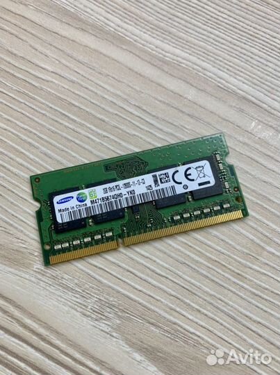 Оперативная память Samsung DDR3L 2Gb