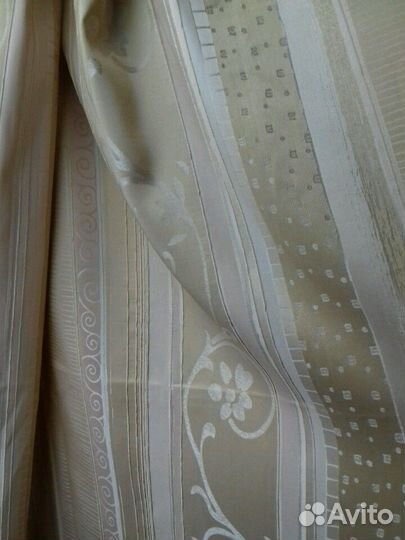 Комплект шторы на люверсах и покрывало на кровать