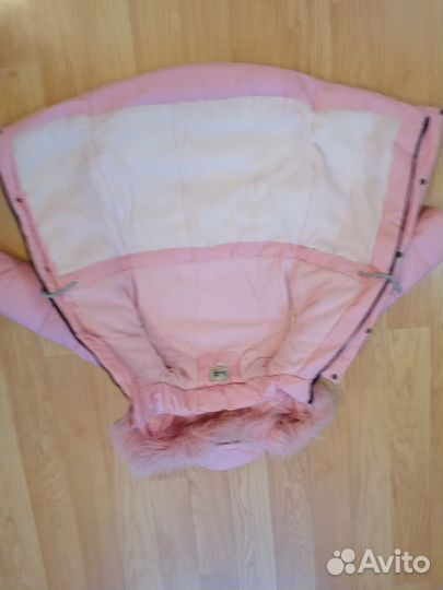 Куртка зимняя на девочку ростовка 122см