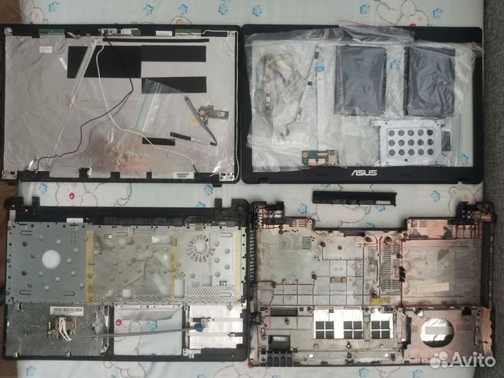 Разбор Asus k50, k55d, k52, a53, k53