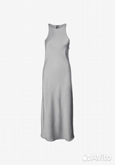 Платье атласное новое макси