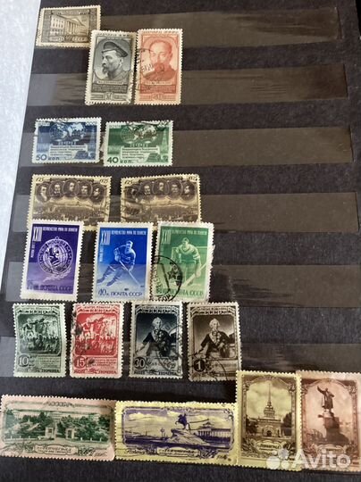 Почтовые марки СССР. Виды Ленинграда. Суворов