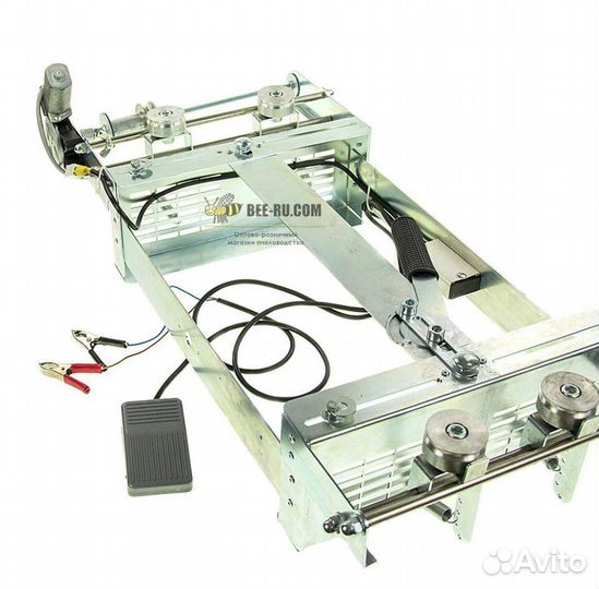 Станок для натягивания проволоки с электрическим п