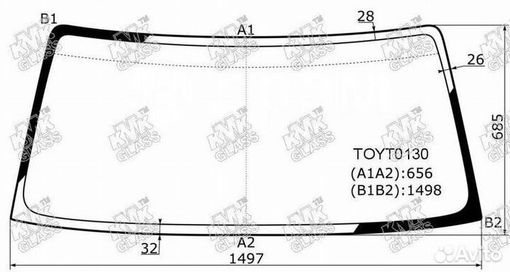 Стекло Лобовое Toyota Land Cruiser Prado J9 96-02