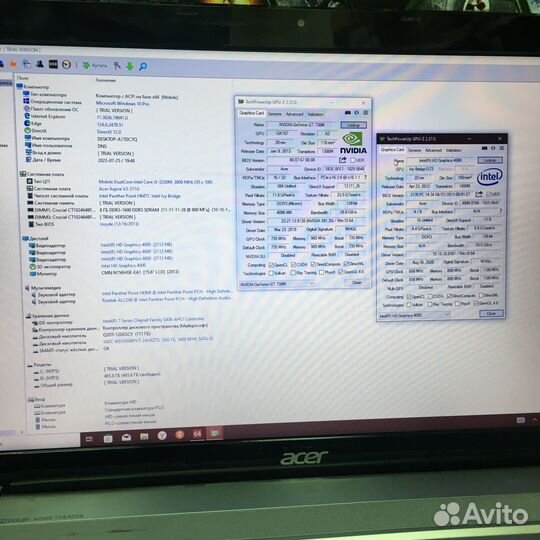 Acer 15.6 core i5 3230/Nvidia 730 4Gb/16Gb/SSD+HDD