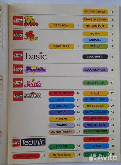 Lego журналы-альбомы-каталоги 1999 и 2002 год лего