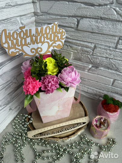 Букет из мыла