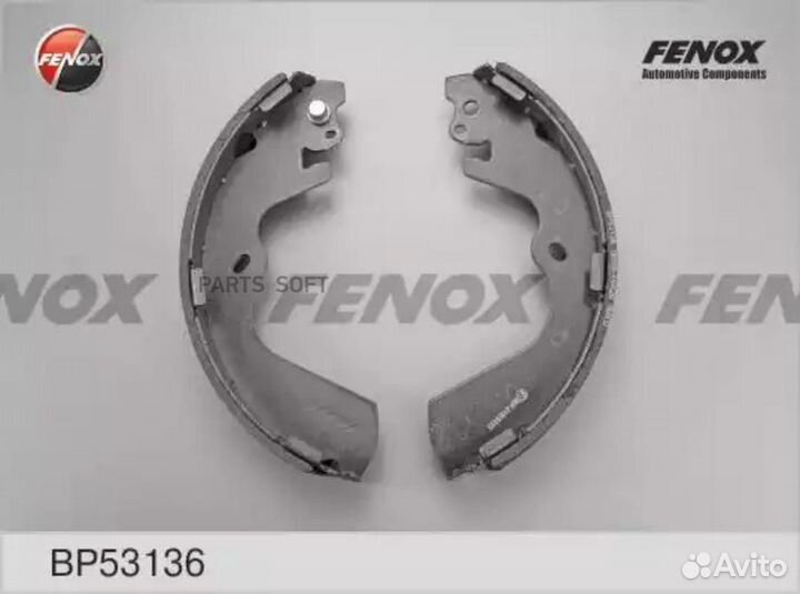 Fenox BP53136 Колодки торм.бараб.задние