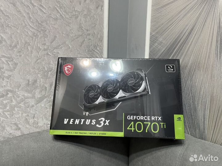 Видеокарта msi rtx 4070ti ventus 3x 12gb