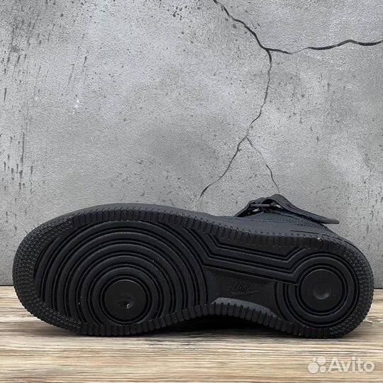 Кроссовки Nike air force black мужские