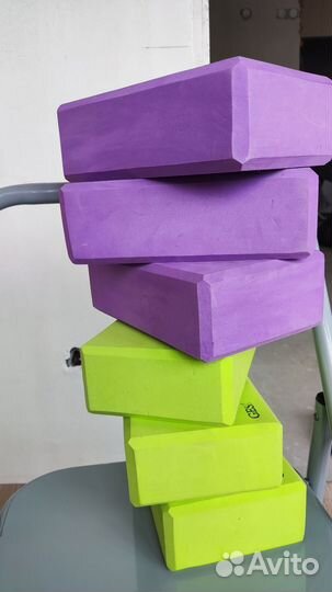 Блок кирпич для йоги из пвх