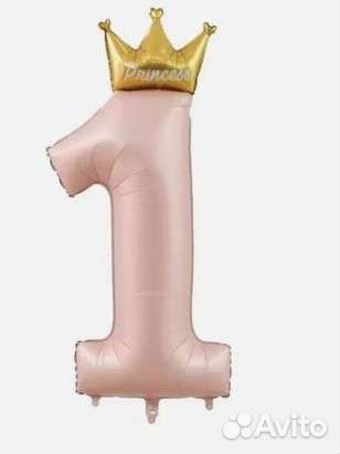 Шарик фольгированный цифра 1