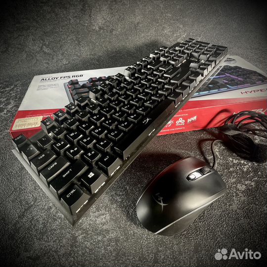 Игровая клавиатура и мышь hyperX
