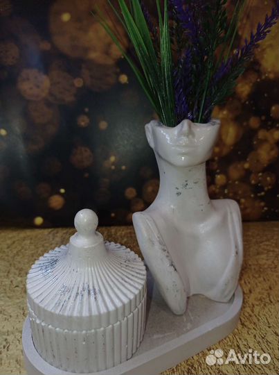 Гипсовые вазы