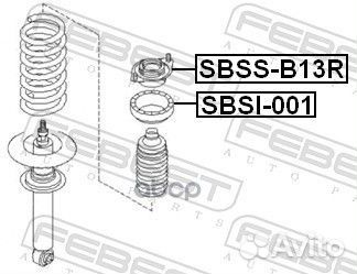 Опора заднего амортизатора sbss-b13r Febest