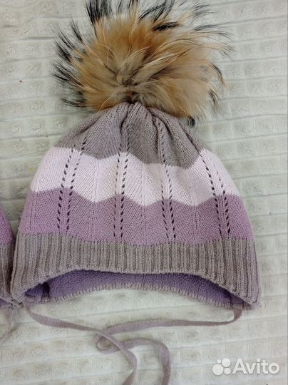 Шапка зима 50-52 см