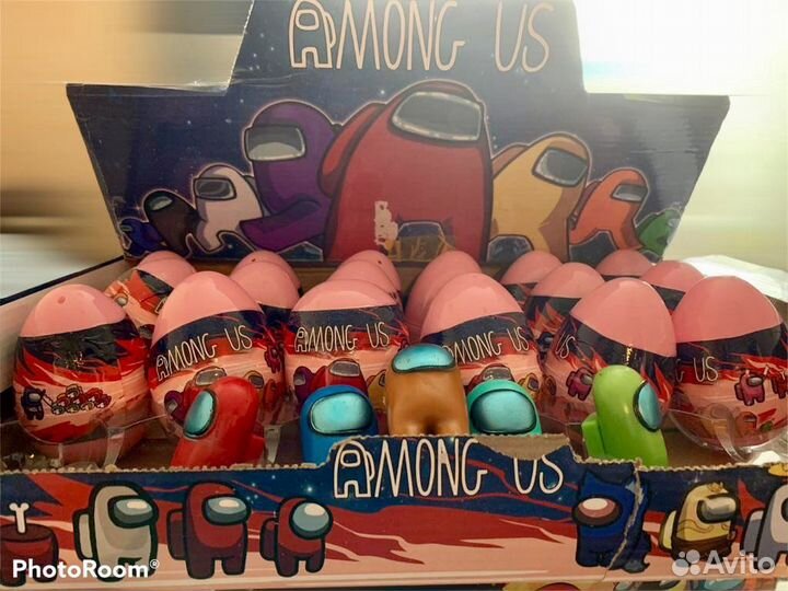 Фигурки Амонг Ас и Бравл Старс разные