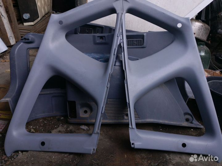 Пластик салона задний фанать