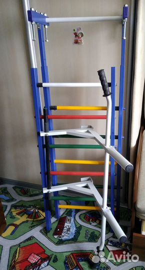 Шведская стенка с турником