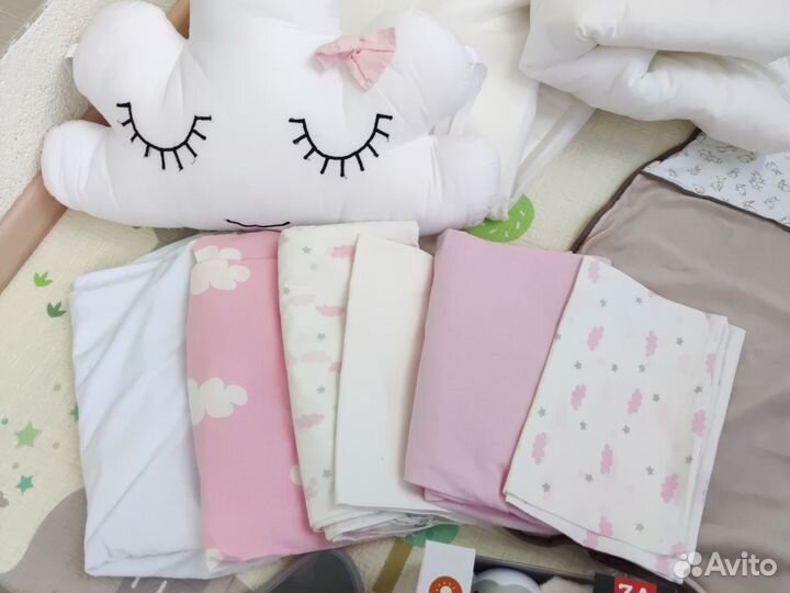 Икеа Постельное Бортики Одеяло Всё для кроватки