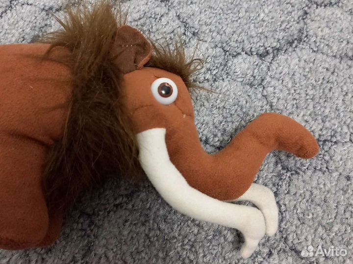 Мягкая игрушка - мамонт 30 см длиной