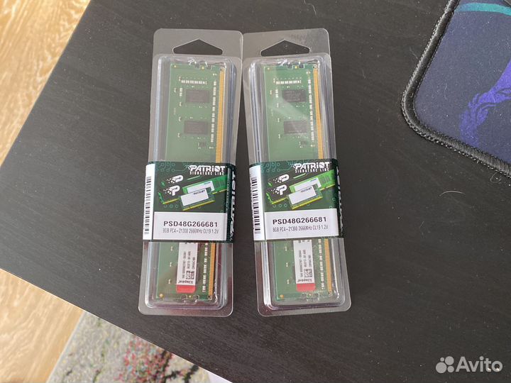 Оперативка ddr4 8 gb
