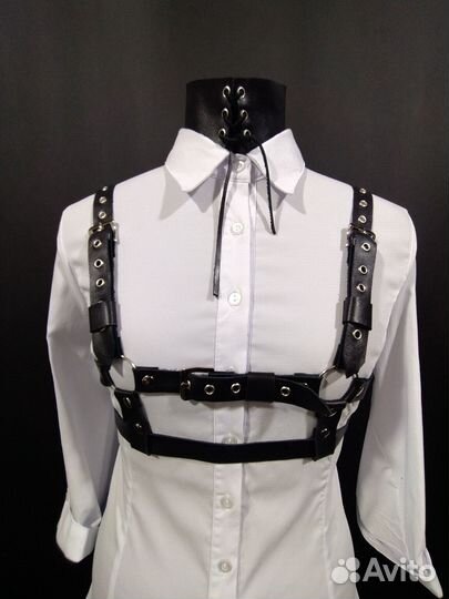 Портупея натуральная кожа(ручная работа)