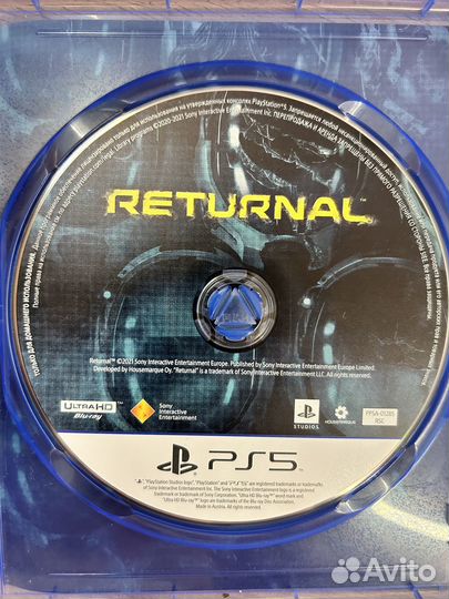Returnal диск для PS5 бу