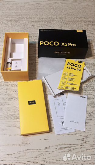 Коробка от телефона poco x5 Pro