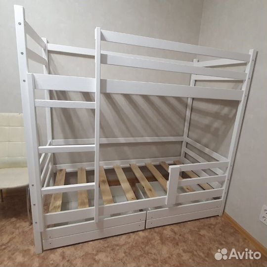 Двухъярусная кровать для детей и взрослых