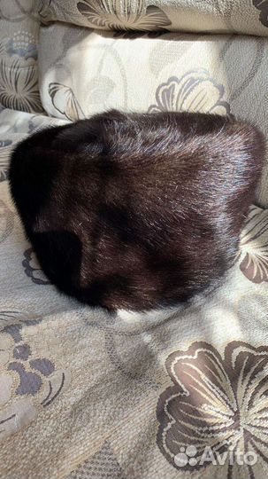 Норковая шапка новая