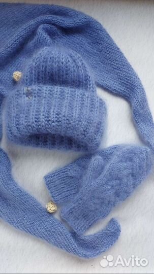 Комплект из Мохера Ручной Работы. Вяжу на заказ