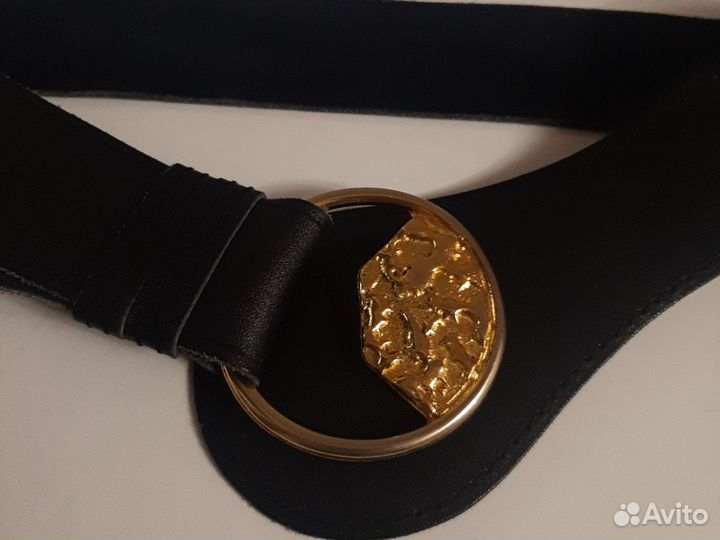 Ремень женский натуральная кожа широкий