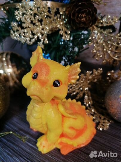 Мыло ручной работы дракон