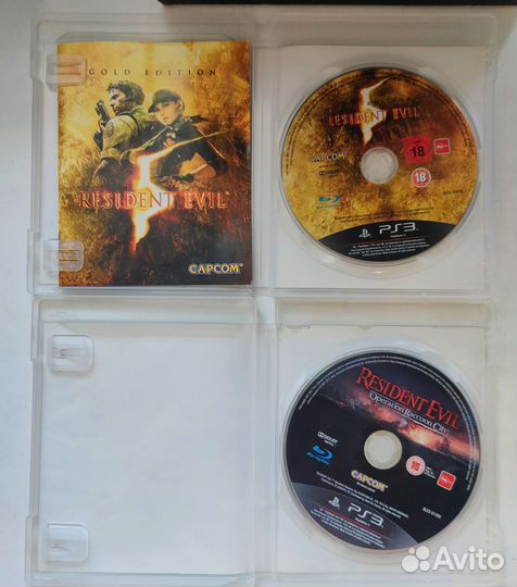 Диск PS3, Resident Evil 5 GE, Operation RC, RE 6