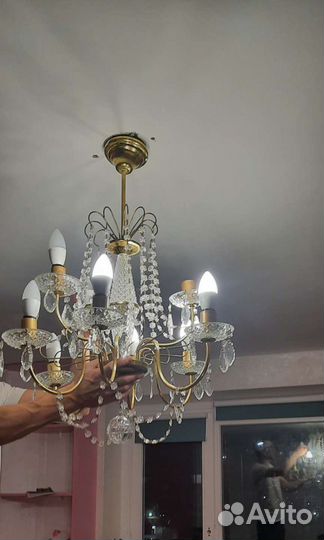Хрустальная люстра СССР