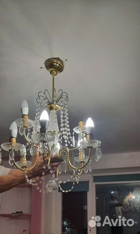 Хрустальная люстра СССР