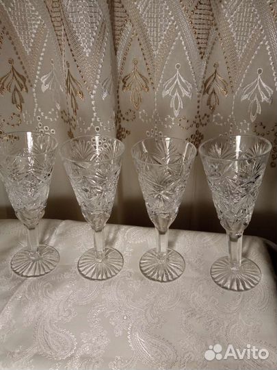Хрустальные фужеры